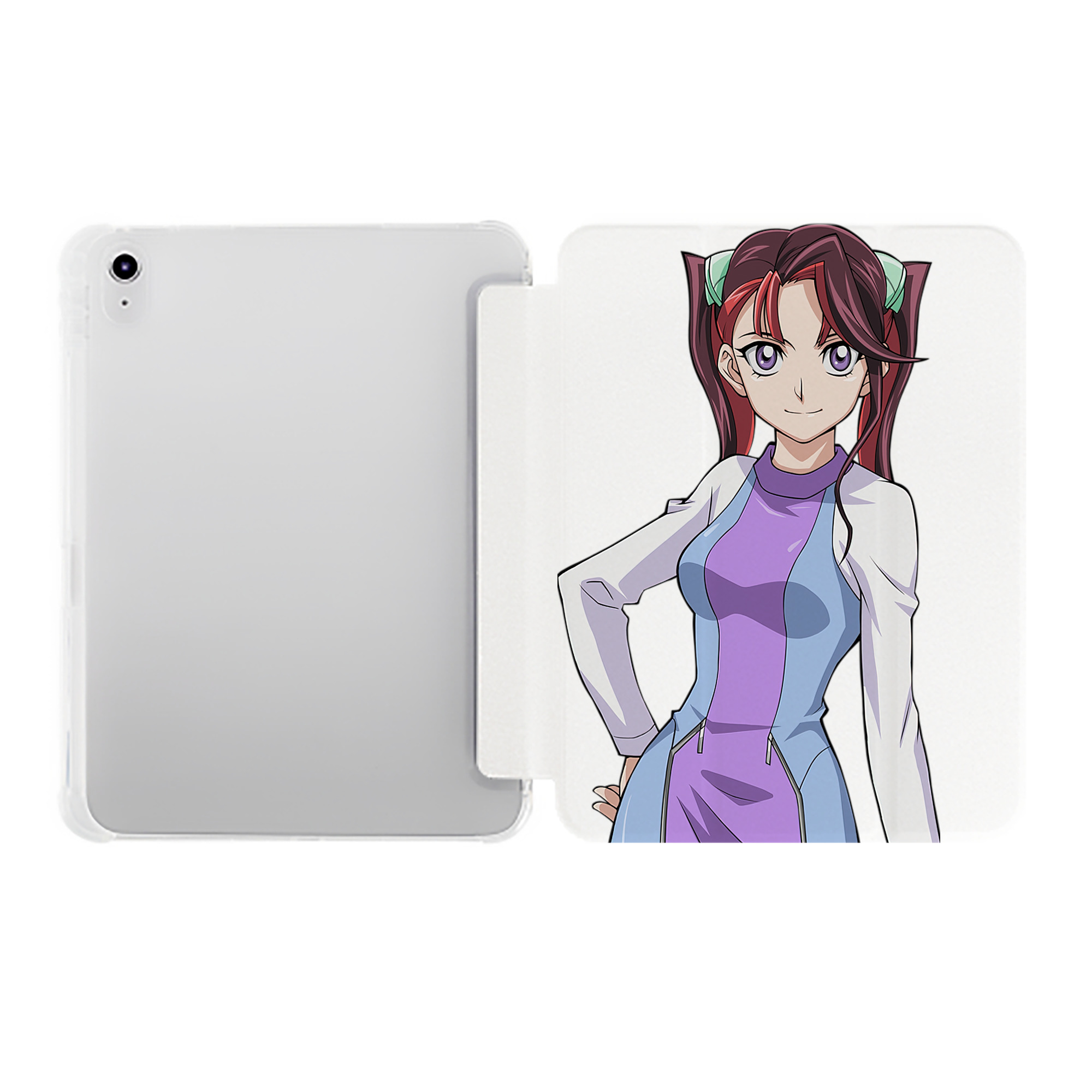 （画像用） 遊☆戯☆王 Yu-Gi-Oh! IPad ケース ペン収納付き 三つ折りスタンド PUレザー×シリコン 対応機種9.5/10.5/10.9インチ